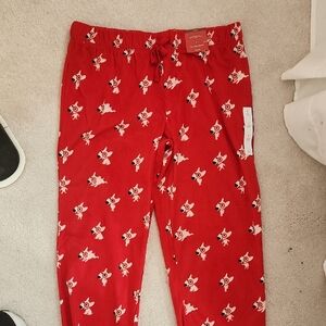 Target Wondershop Red Pajama Pants with Dog Pattern